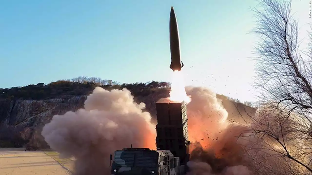 Kim Jong Un shown observing weapons test as country fires projectiles into eastern waters