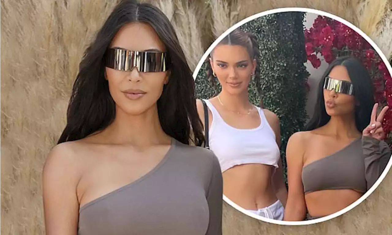 Kim Kardashian hits the Revolve Festival with sister Kendall Jenner