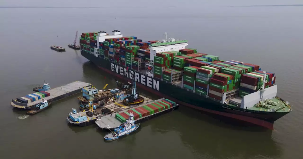 Cargo ship that ran aground in Chesapeake Bay freed