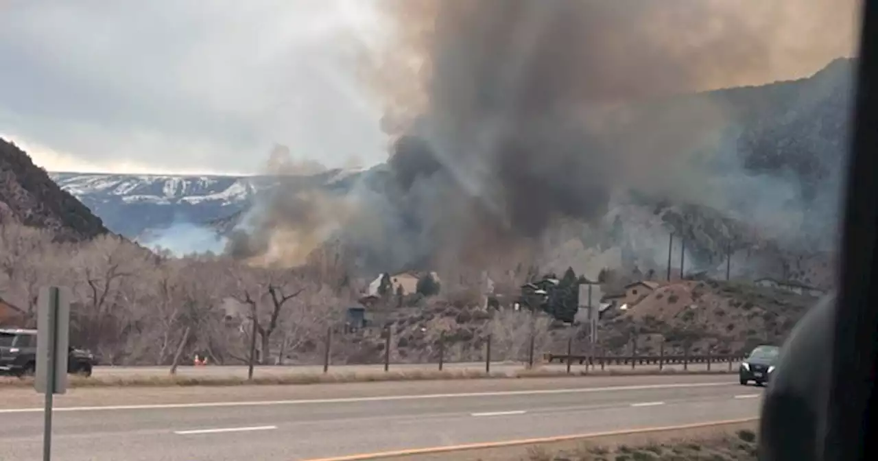 Wildfire shuts down I-70, prompts evacuations in Gypsum