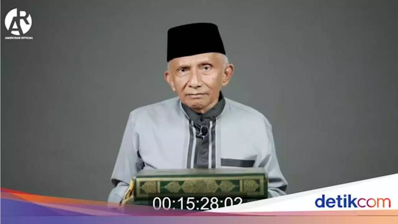 Amien Rais Minta Jokowi Tegas Bilang Selesai di 2024