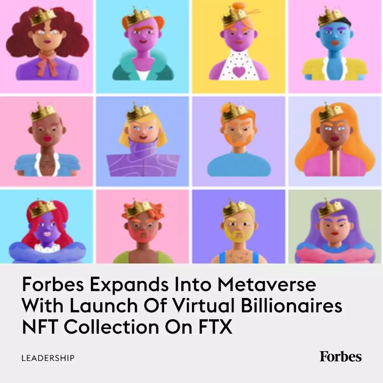 Forbes Expands Into Metaverse With Launch Of Virtual Billionaires NFT Collection On FTX