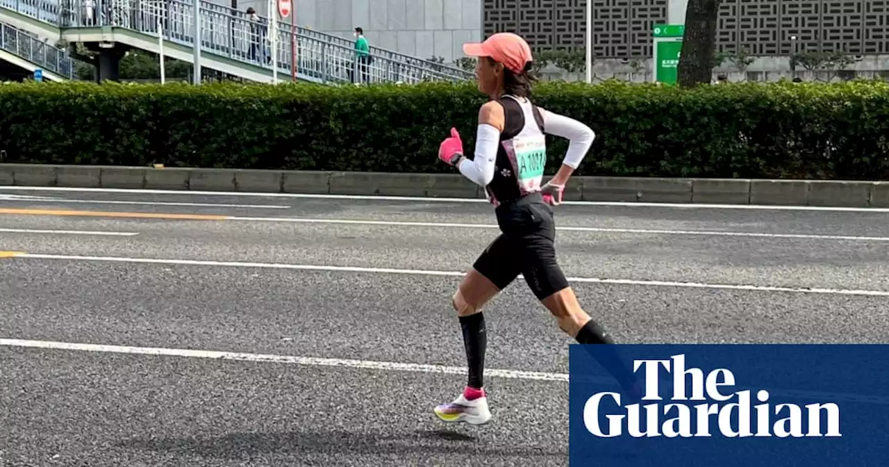 Mariko Yugeta, the 63-year-old limbering up to run a sub-three-hour marathon