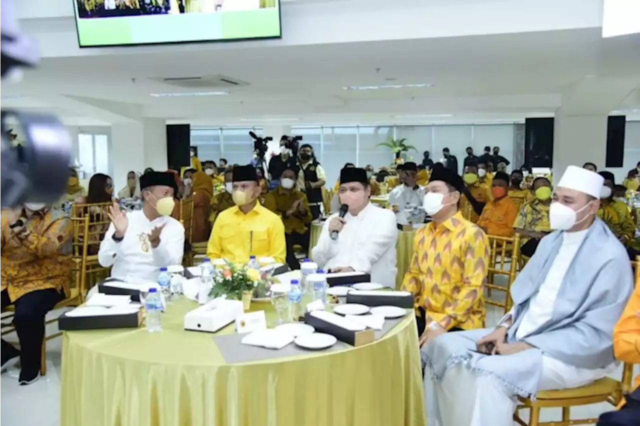 Buka Puasa Bersama & Santuni Anak Yatim, Airlangga Didoakan Jadi Presiden 2024