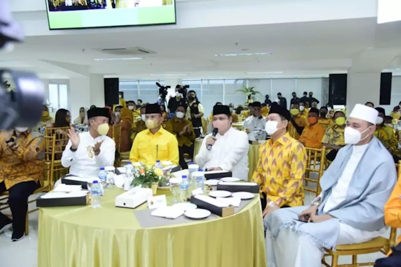 Santuni Anak Yatim, Airlangga Hartarto Didoakan Jadi Presiden 2024