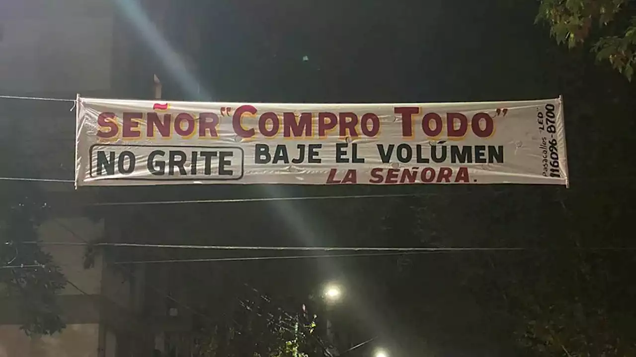 'Baje el volumen', el ruego de 'La Señora' al señor 'Compro Todo'