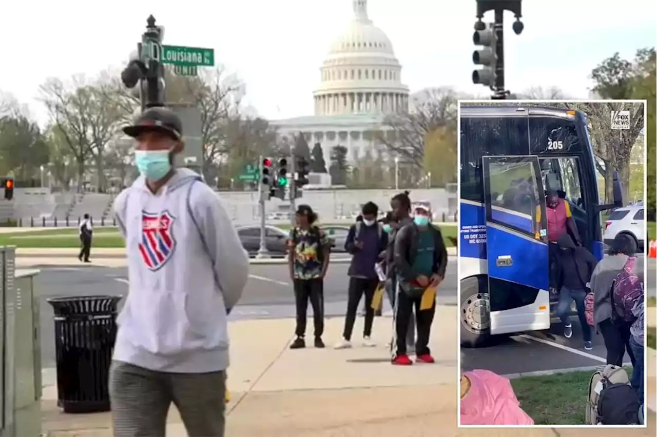 Fourth migrant bus arrives in DC from Texas