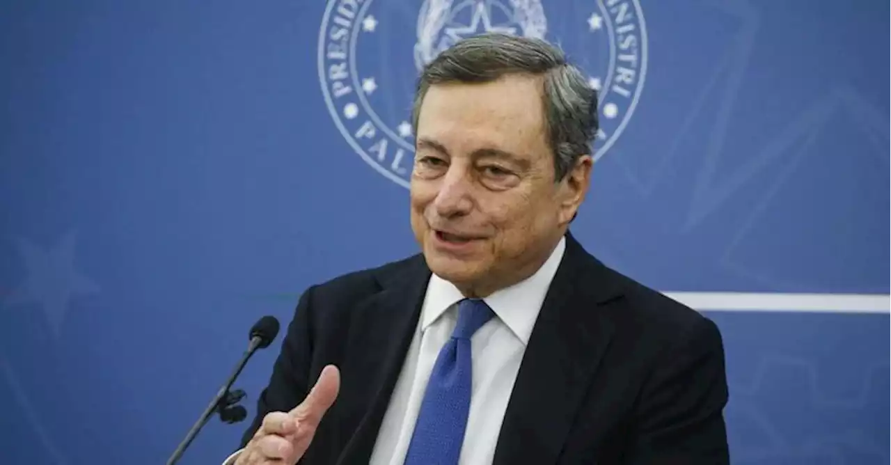 Draghi: nel 2021 realizzati obiettivi previsti. Codice appalti, «la strada sembra spianata»