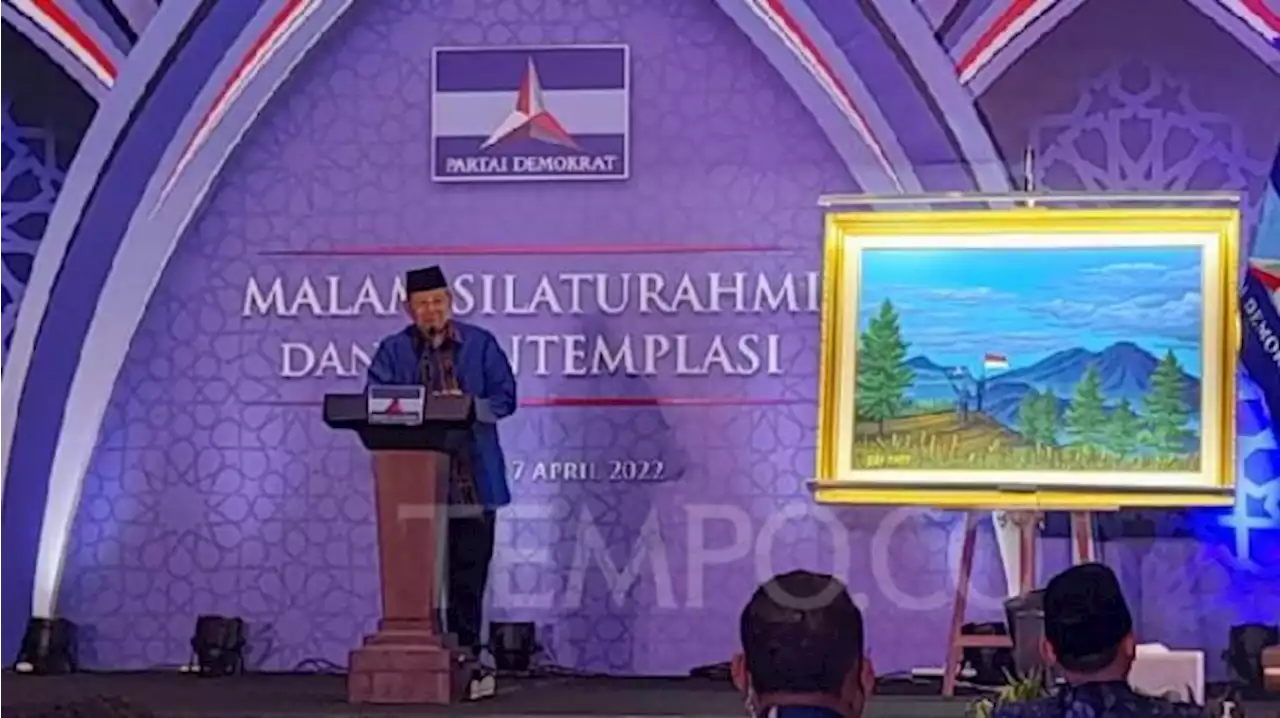 Lewat Lukisan, SBY Berpesan Utamakan Kepentingan Bangsa di Atas Partai