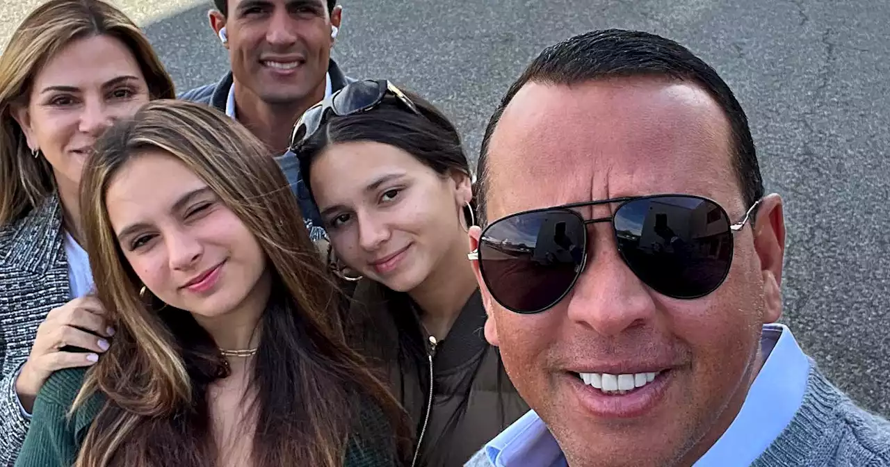 A. Rod Hangs Out With Ex Cynthia Scurtis, Daughters After J. Lo Engagement