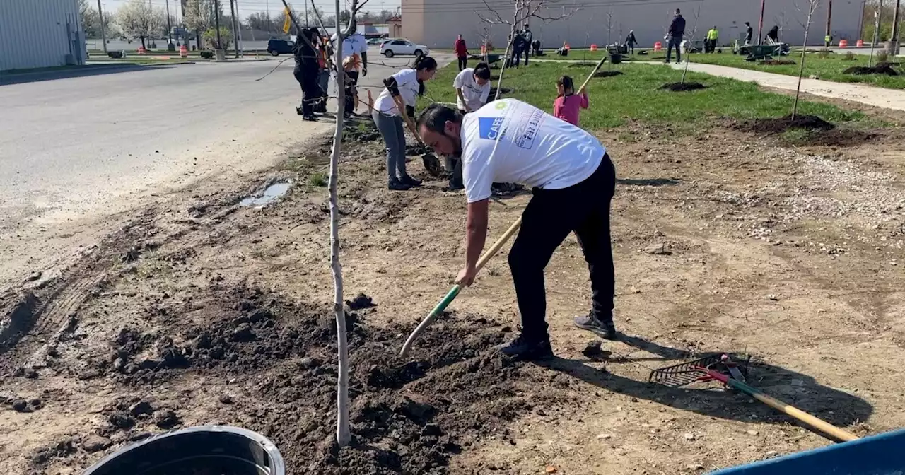 Growing pride on Indianapolis' Far Eastside: Dozens take to the streets for a community cleanup day