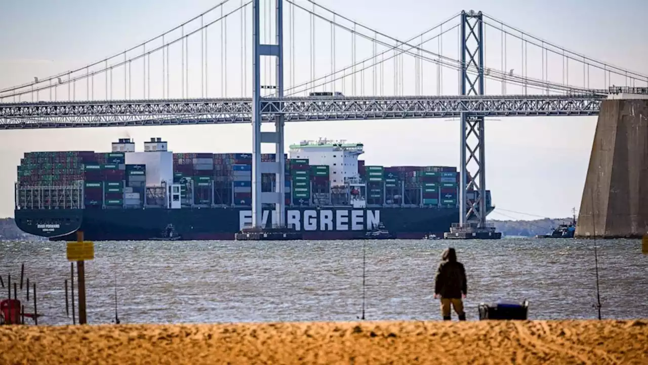 Cargo ship stuck in Chesapeake Bay freed after a month