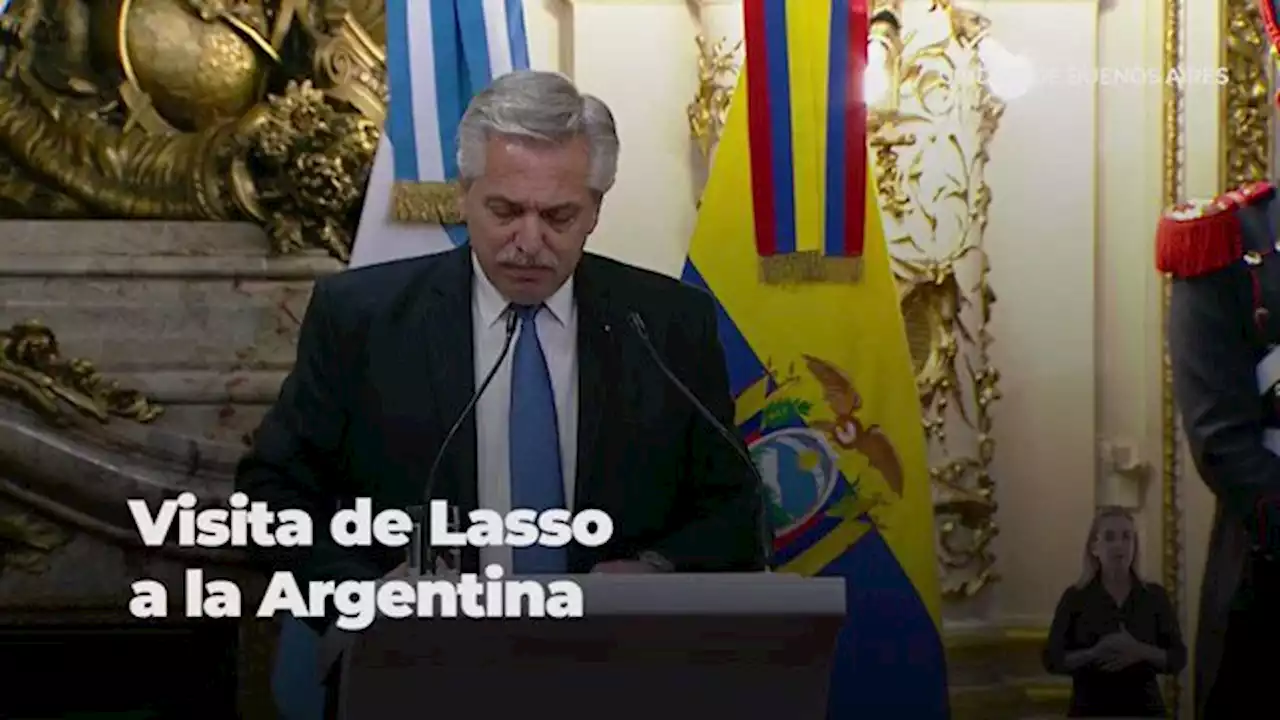 Fernández agradeció a Lasso por acompañarlo en su 'propuesta de unir a la América Latina'