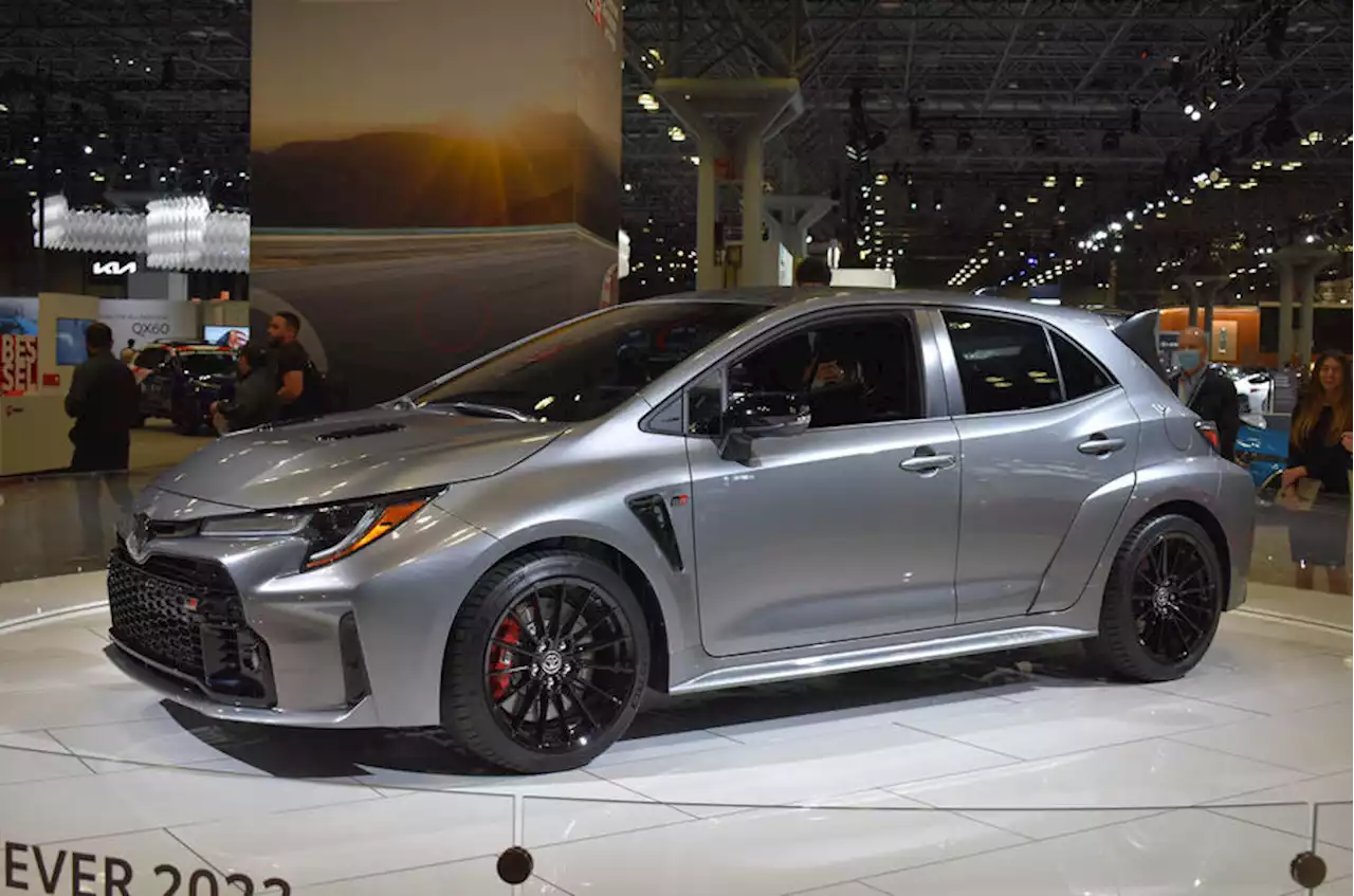 New 2022 Toyota GR Corolla touches down at New York show | Autocar