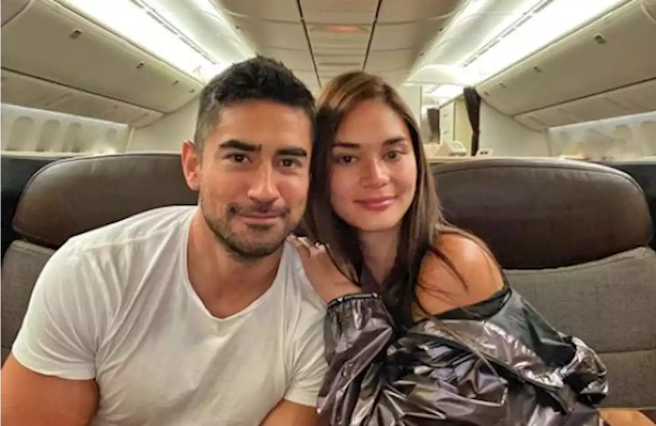 Pia Wurtzbach and Jeremy Jauncey back in Manila