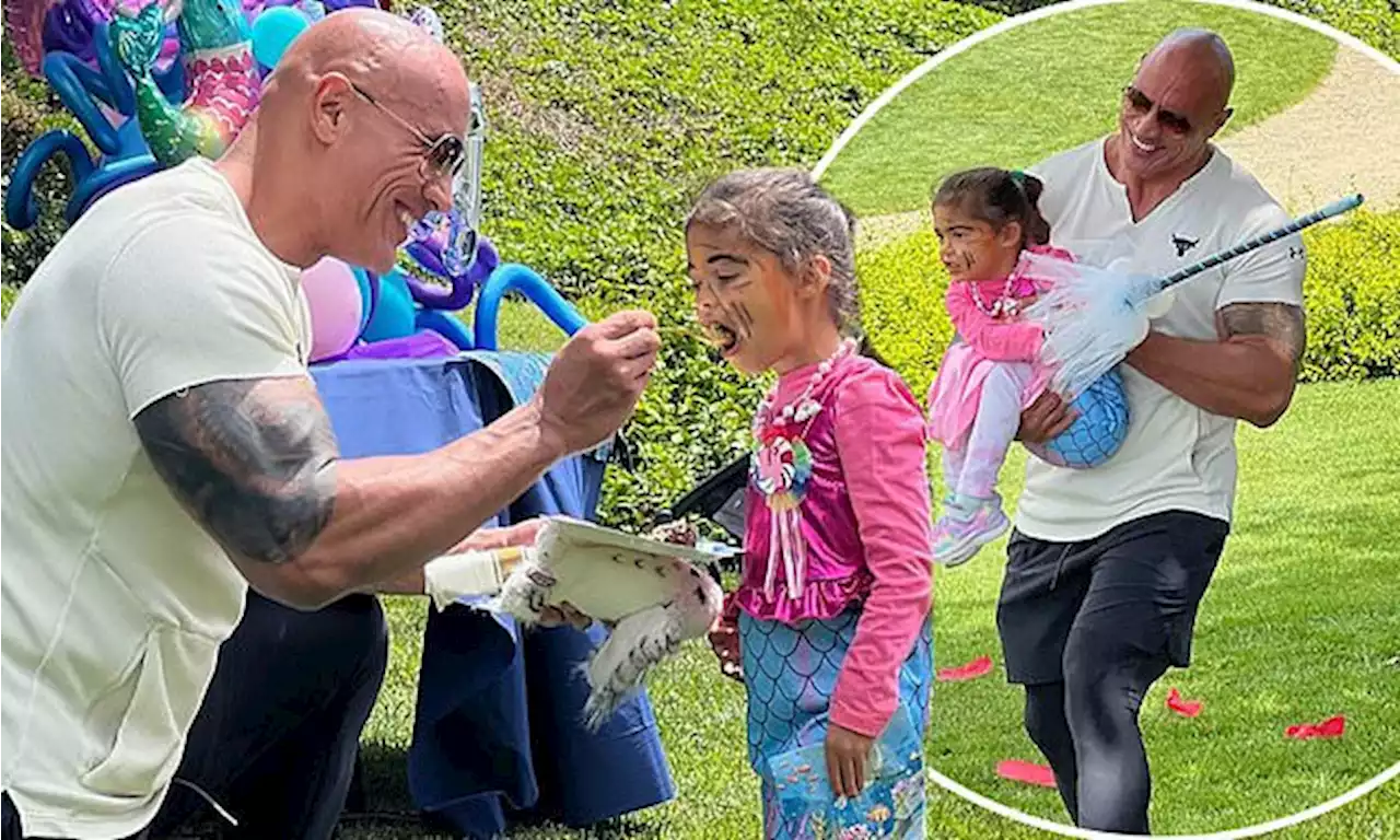 Dwayne The Rock Johnson celebrates daughter's 4th birthday