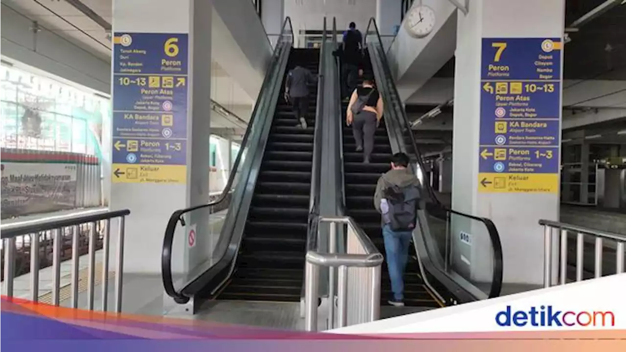 Sempat Diperbaiki, Eskalator di Stasiun Manggarai Kembali Mati