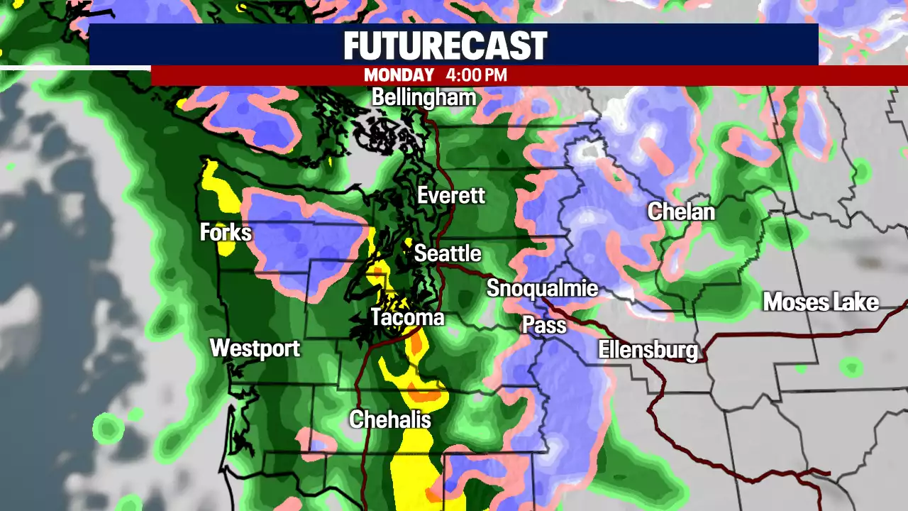 Widespread rain returns Monday