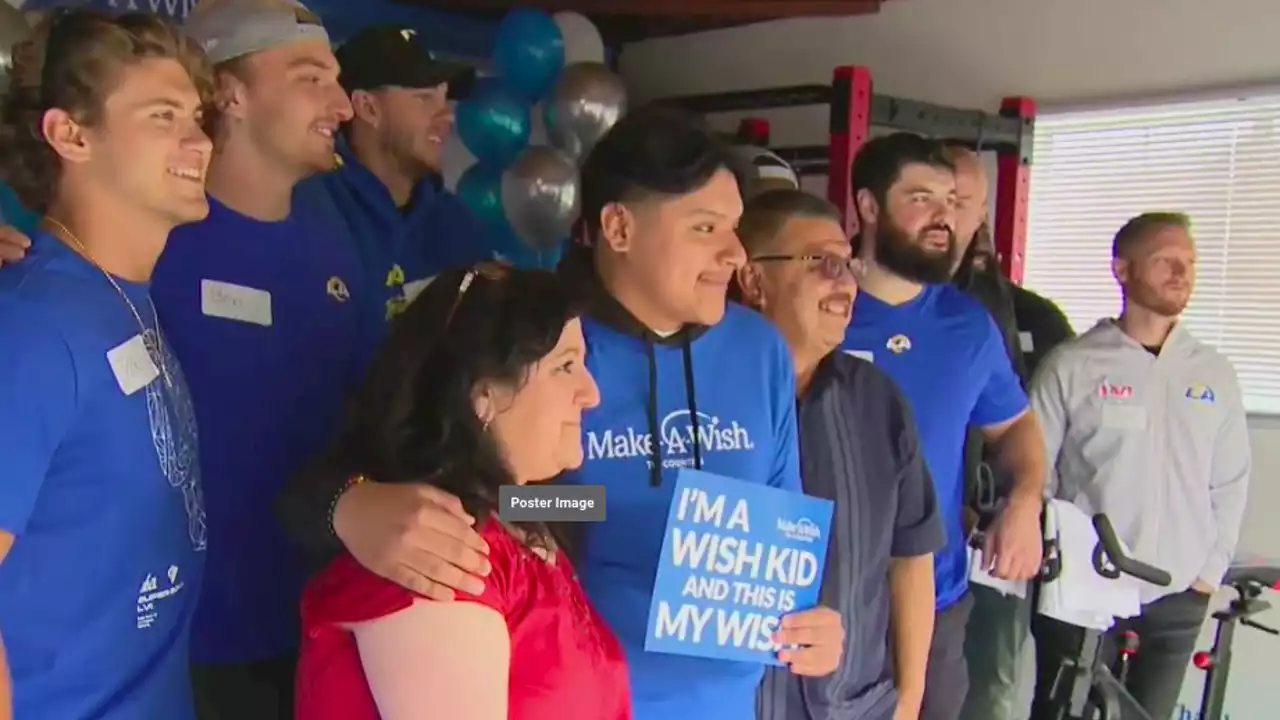 Oxnard teen gets Make-A-Wish granted by LA Rams