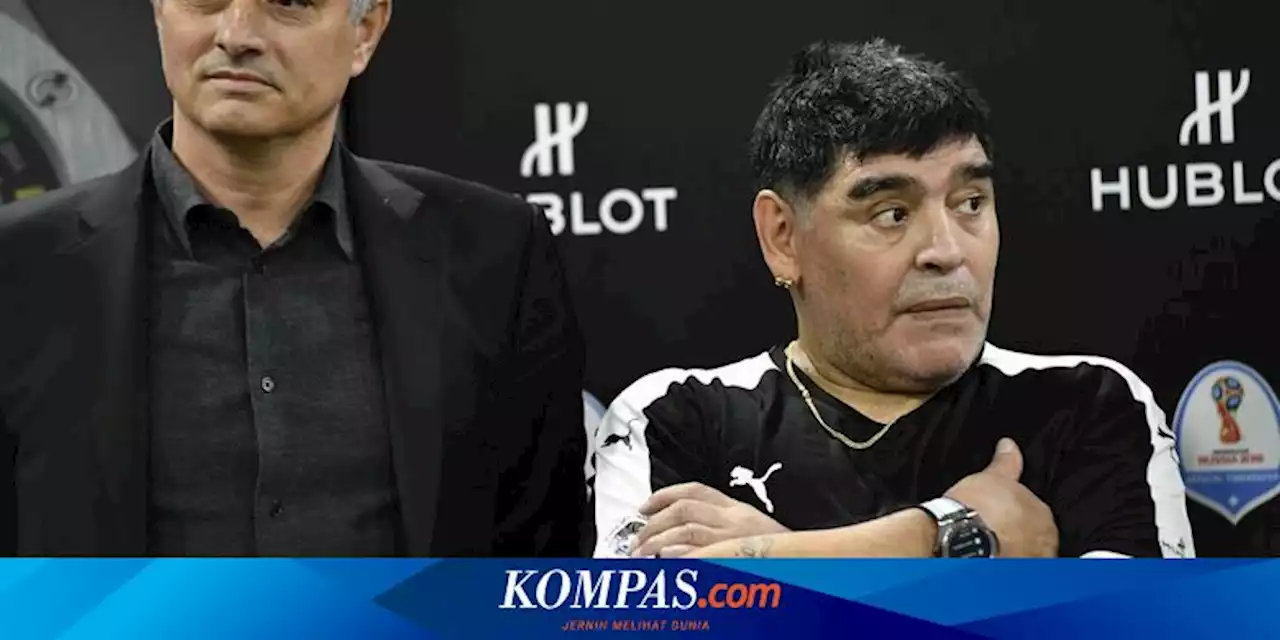 Mourinho Beri Penghormatan kepada Maradona Jelang Laga Napoli Vs Roma