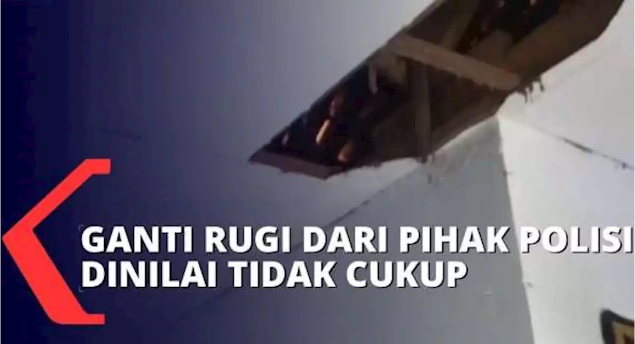 Ganti Rugi dari Polisi Dinilai Tidak Cukup untuk Perbaiki Rumah Warga yang Rusak Akibat Ledakan