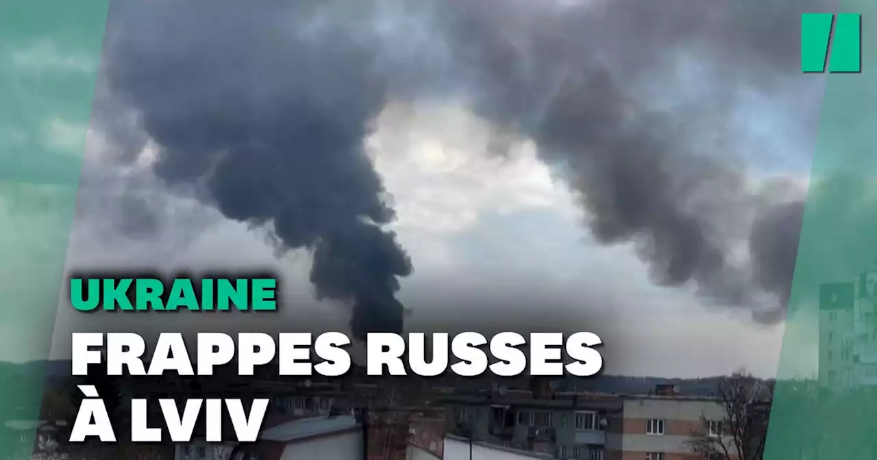 A Lviv, en Ukraine, de puissantes frappes russes font au moins six morts