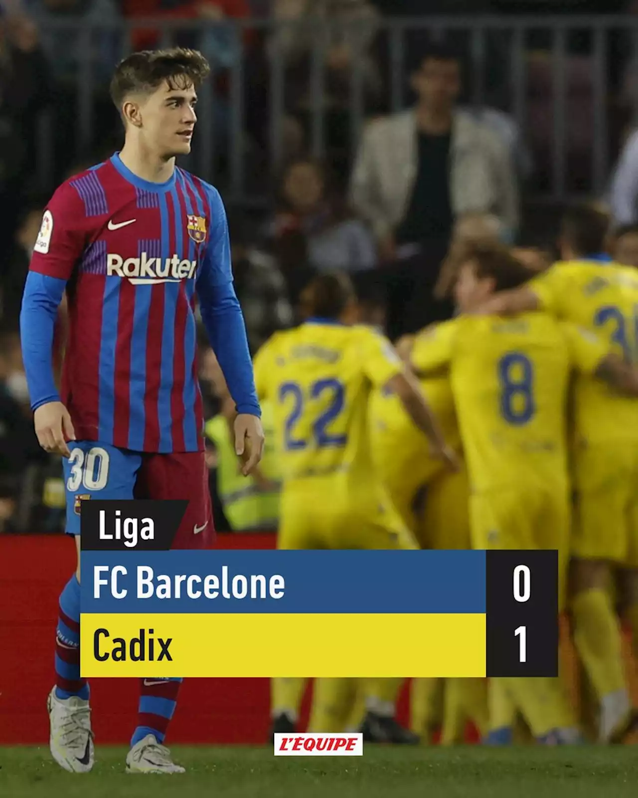 FC Barcelone 0-1 Cadix, La Liga, résultat et résumé du match (18/04/2022)