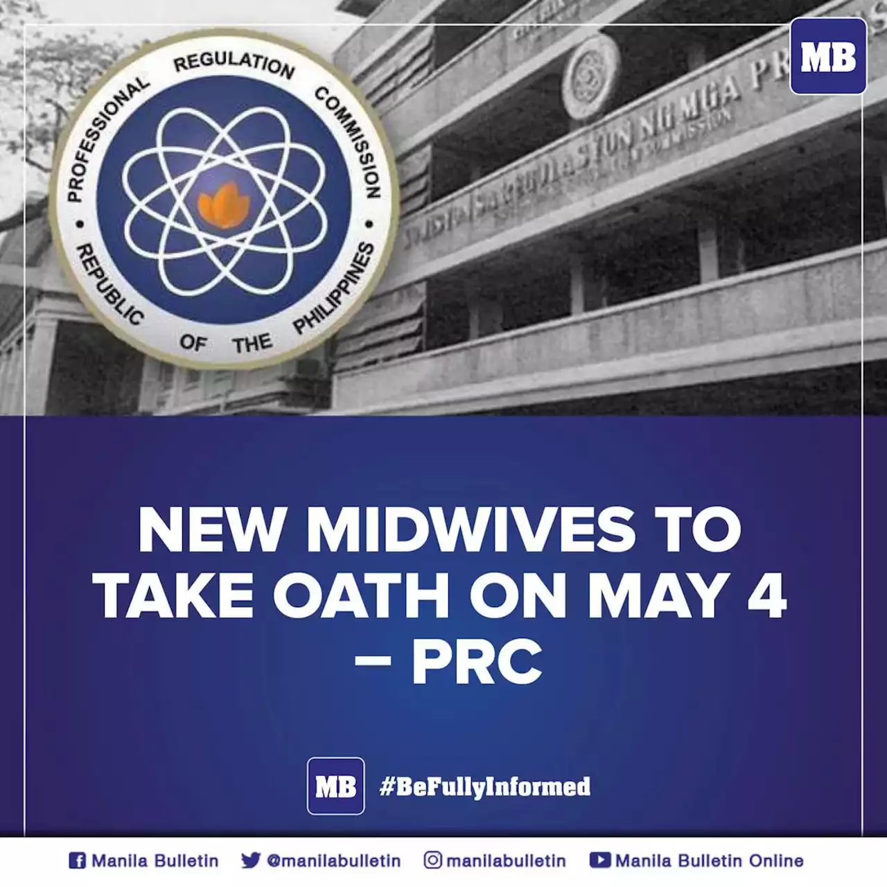 New midwives to take oath on May 4 – PRC