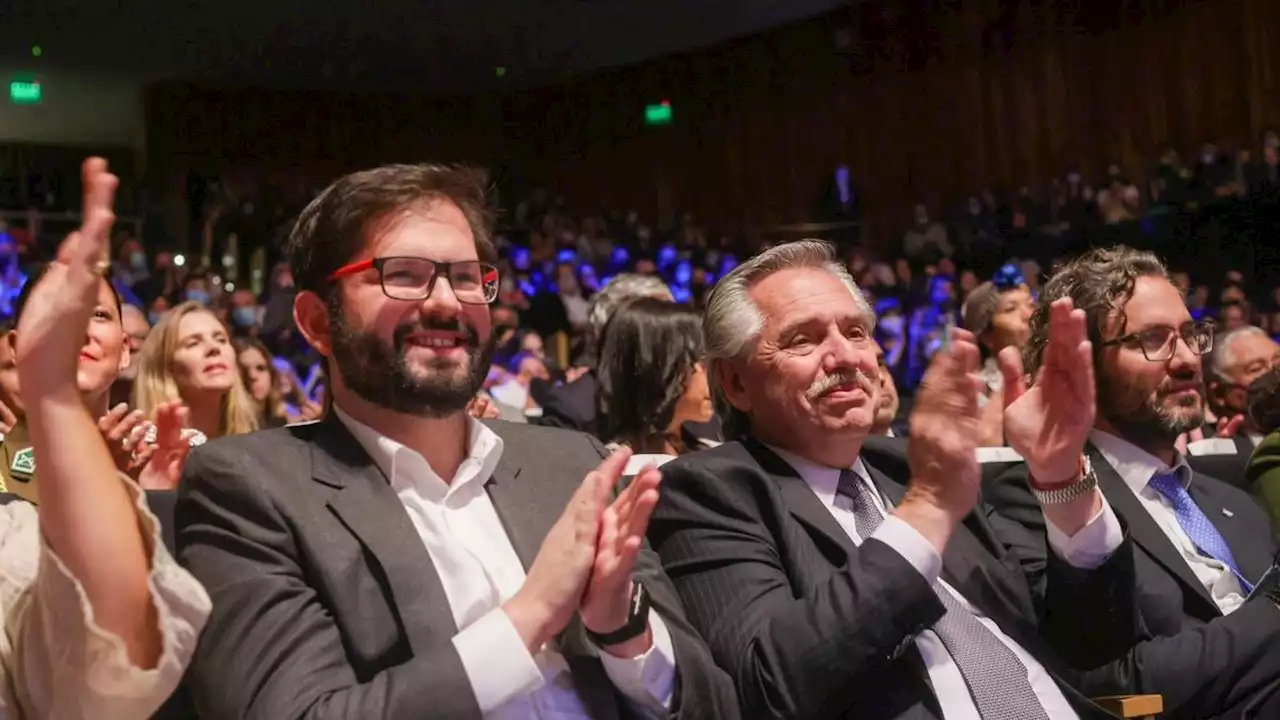 Gabriel Boric destacó que hay 'muchos puntos en común' con Alberto Fernández