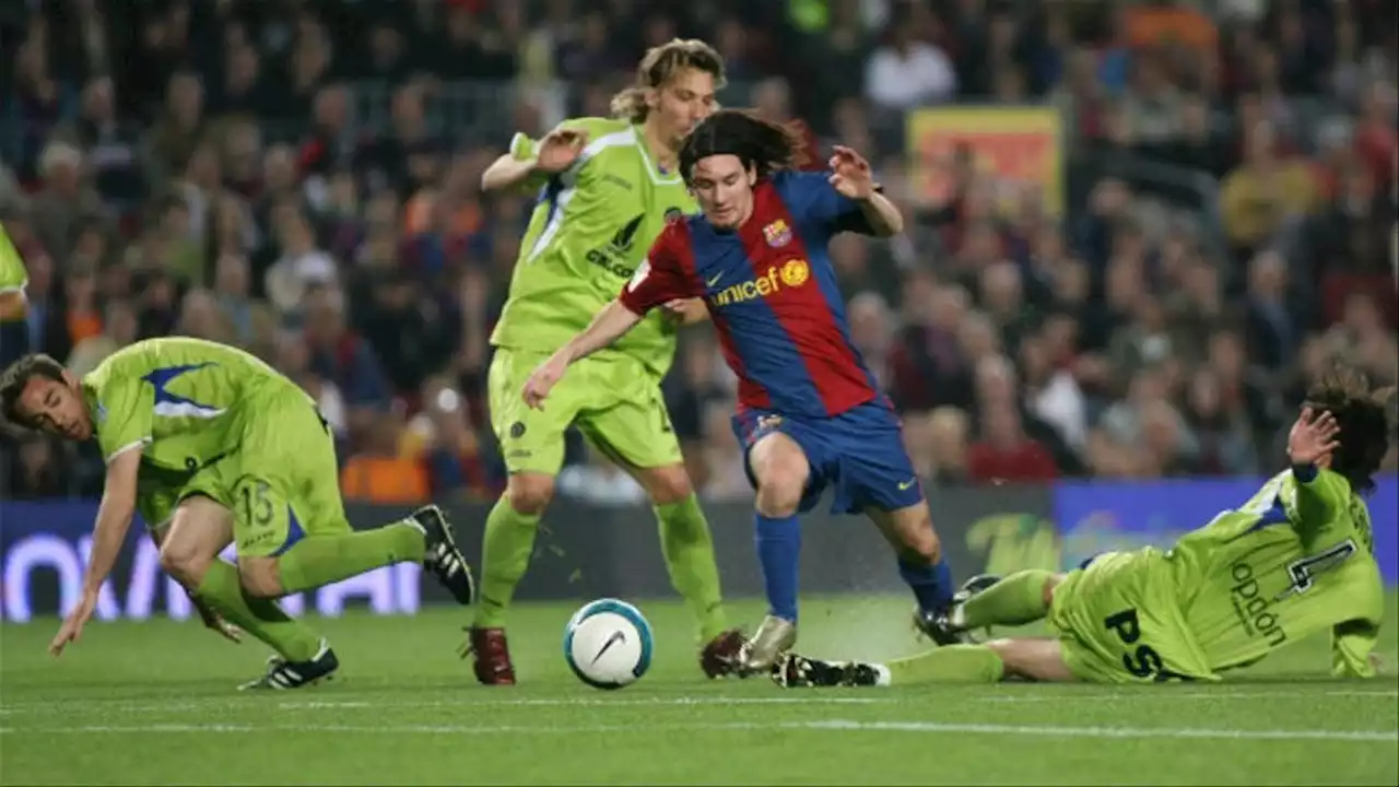 Se cumplen 15 años del gol maradoniano de Lionel Messi a Getafe