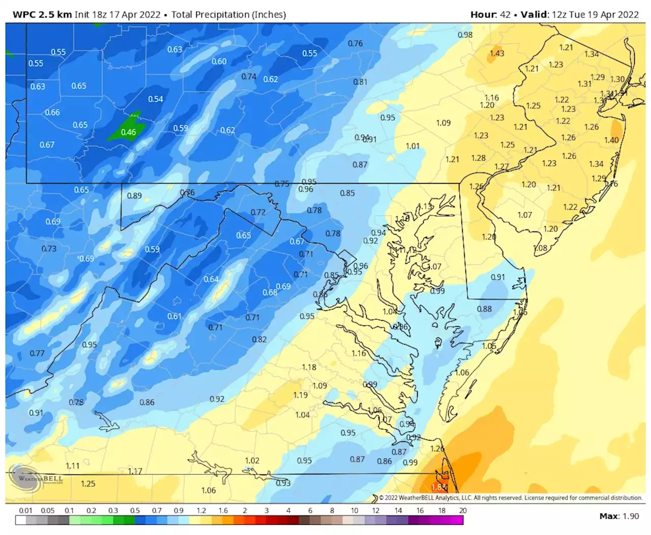 D.C.-area forecast: A dismal, cold rain today. By the weekend, it’s in the 80s.