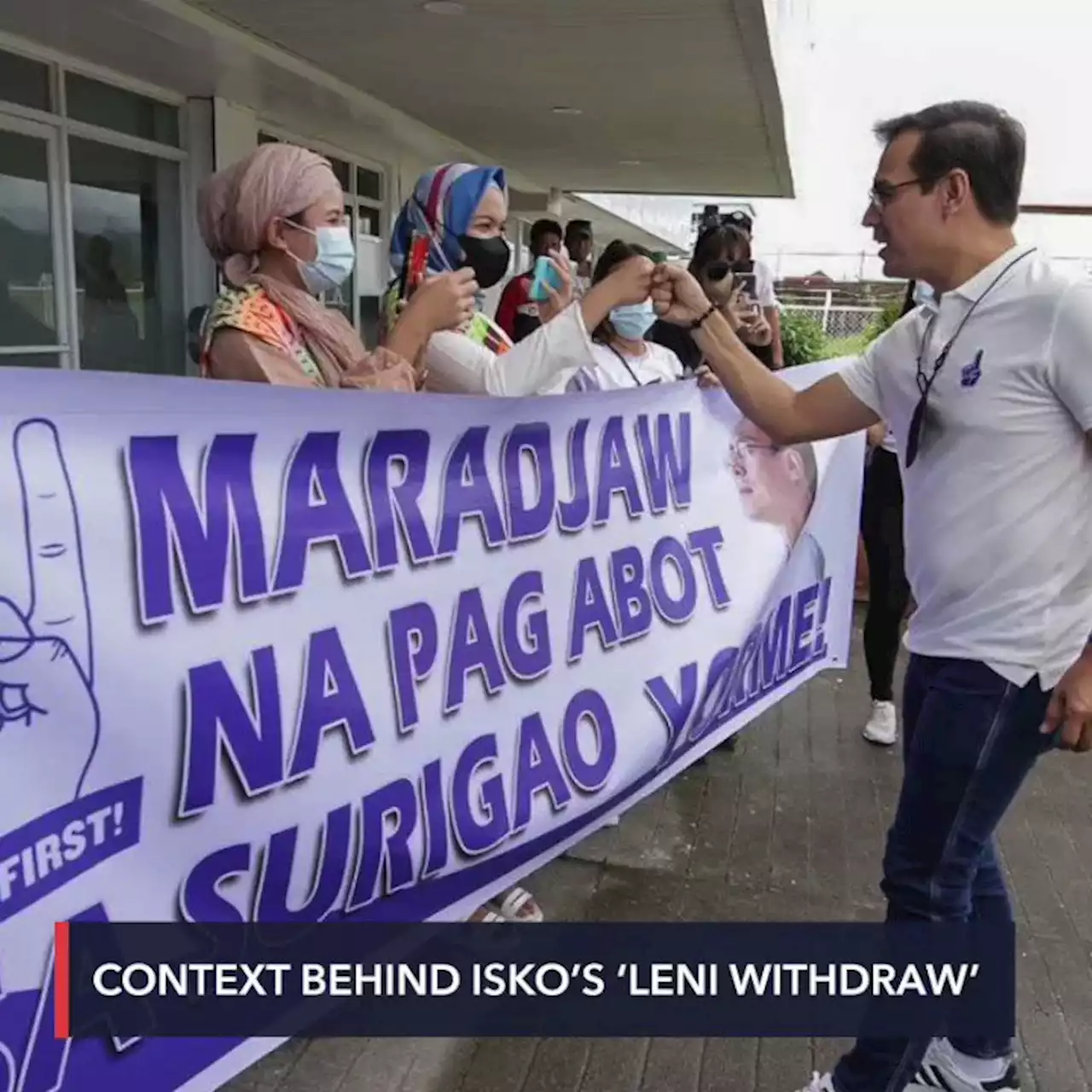 The lead-up to, and aftermath of, Isko Moreno's 'Leni withdraw' call