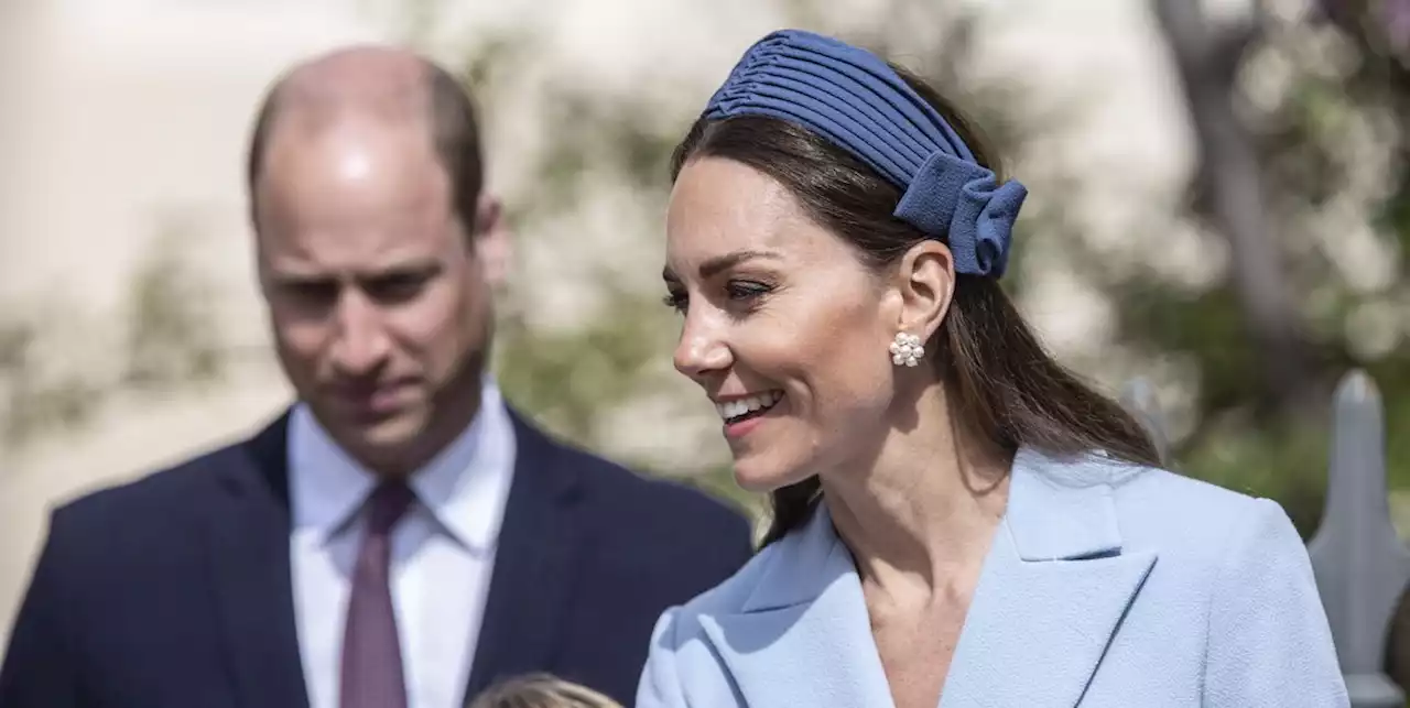 Kate Middleton re-wears baby blue dresscoat for royal Easter service