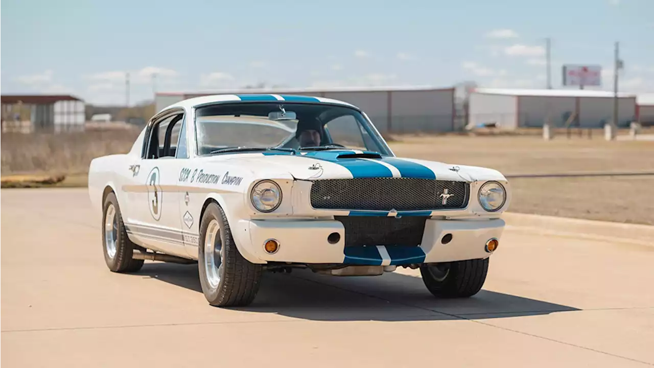 A Rare, Restored 1965 Mustang Shelby GT350R Racecar With Just 9,000 Miles Is Up for Auction