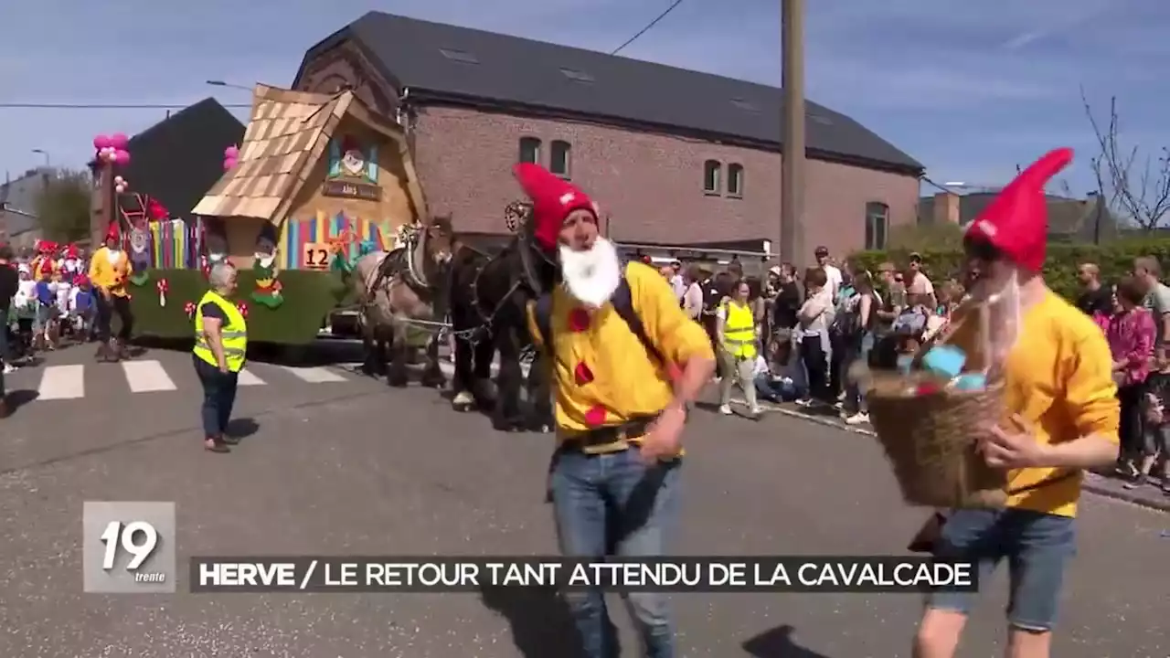 Quelque 60.000 personnes au cortège de la Cavalcade de Herve