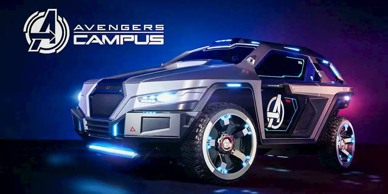 The Avengers Get Sleek Vibranium Powered Cars in Disneyland Paris Image