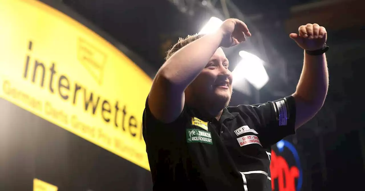 German Darts Grand Prix: Martin Schindler stürmt mit Mega-Average ins Viertelfinale