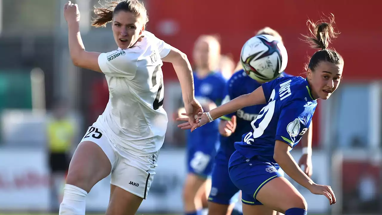 DFB-Pokal: Turbine Potsdams Frauen schlagen Bayer Leverkusen im Halbfinale