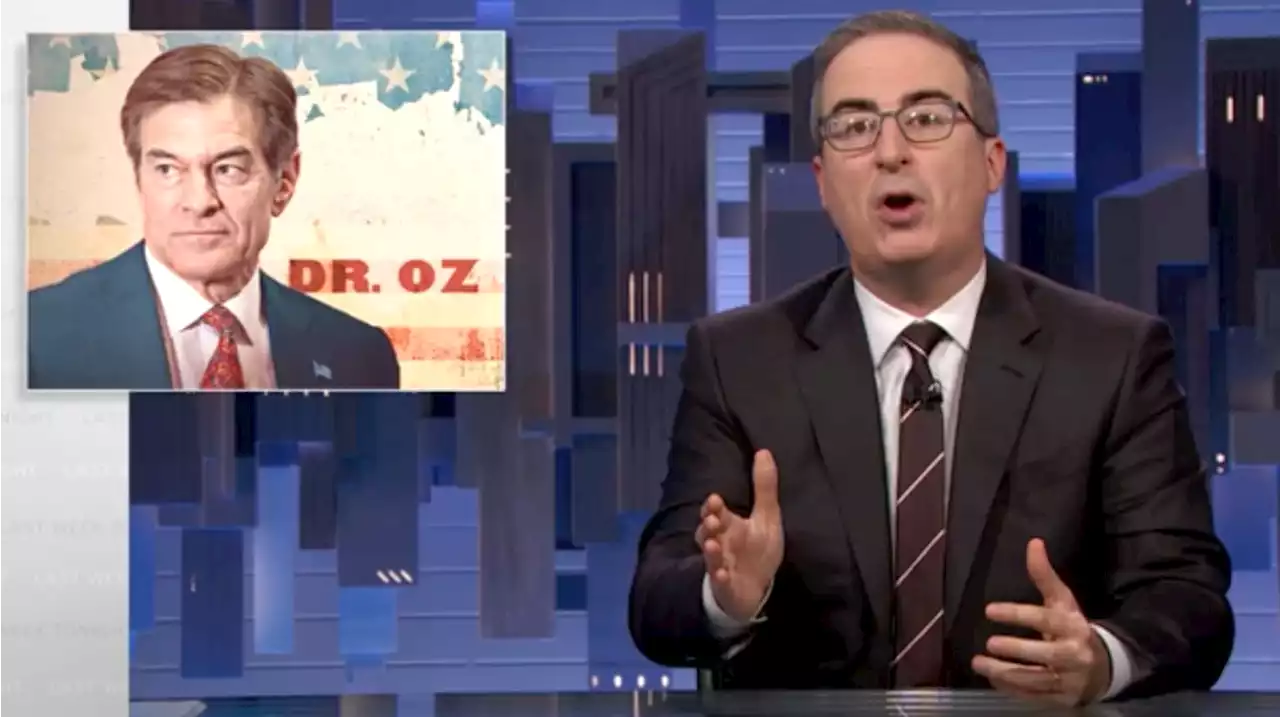 John Oliver Reveals How He’s Been Trolling Dr. Oz for Years