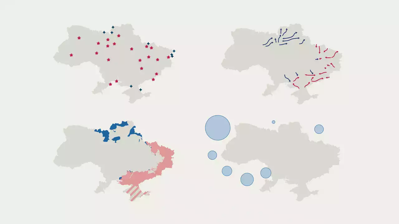 How cartographers track and map Russia’s war in Ukraine