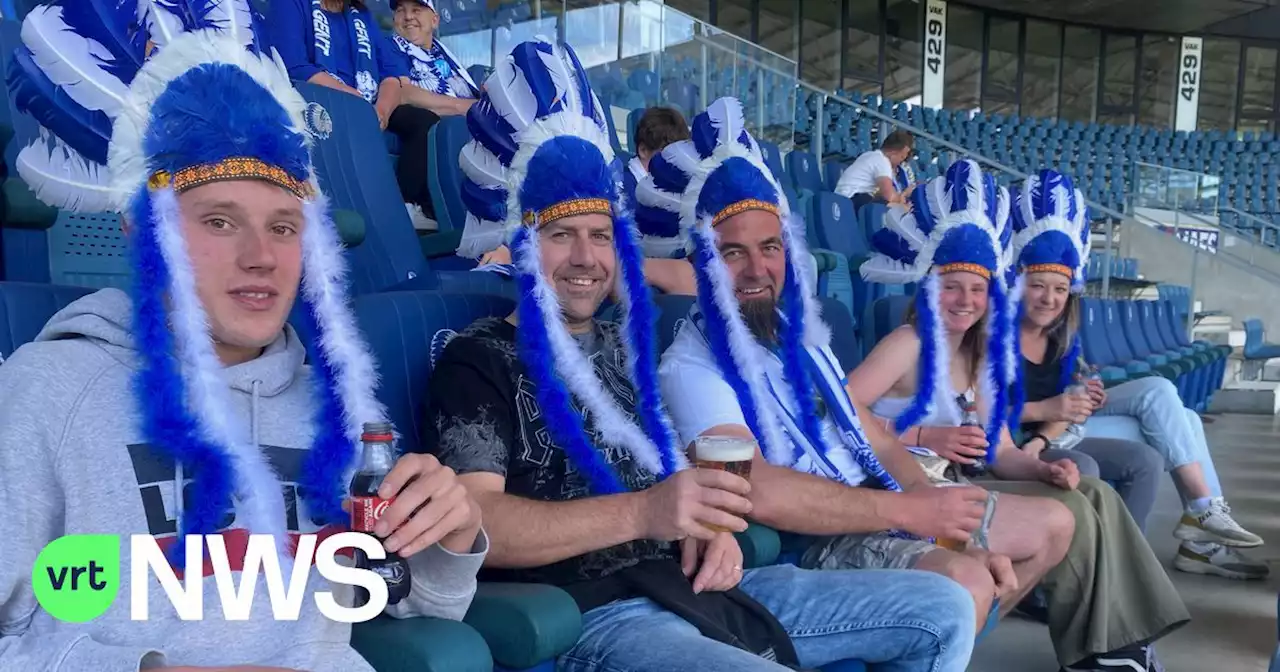 4.000 AA Gent-supporters kijken op 3 grote schermen naar de bekerfinale in de Ghelamco Arena