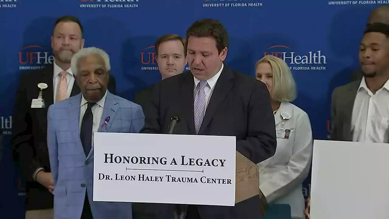 UF Health Jacksonville gets $80M to upgrade trauma center, will name it in memory of Dr. Leon Haley