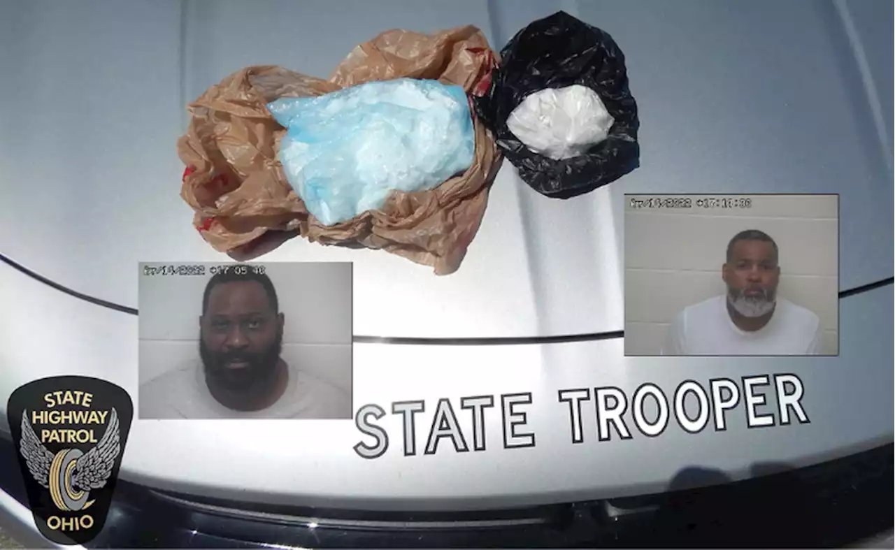 2 arrested after Ohio troopers seize $56,000 worth of cocaine during traffic stop