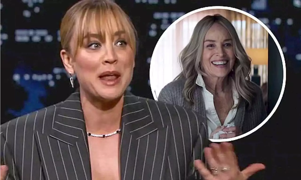 Kaley Cuoco reveals Sharon Stone slapped her three times while filming