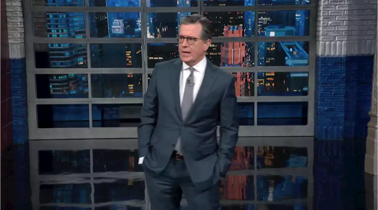 On ‘The Late Show With Stephen Colbert’ He Takes Shots At Florida’s War On Critical Race Theory