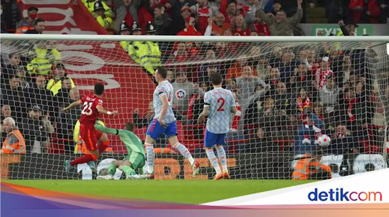 Liverpool Unggul 2-0 atas MU di Babak Pertama