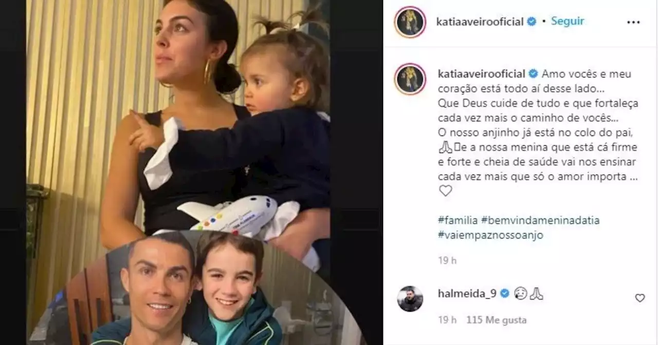 La hermana de Cristiano Ronaldo habló sobre la salud de la niña recién nacida