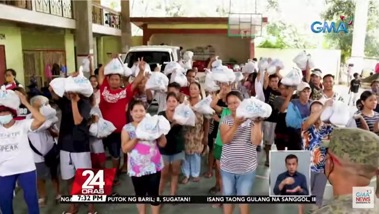 Over 2,400 Agaton victims in Baybay, Leyte, receive aid from GMA Kapuso Foundation