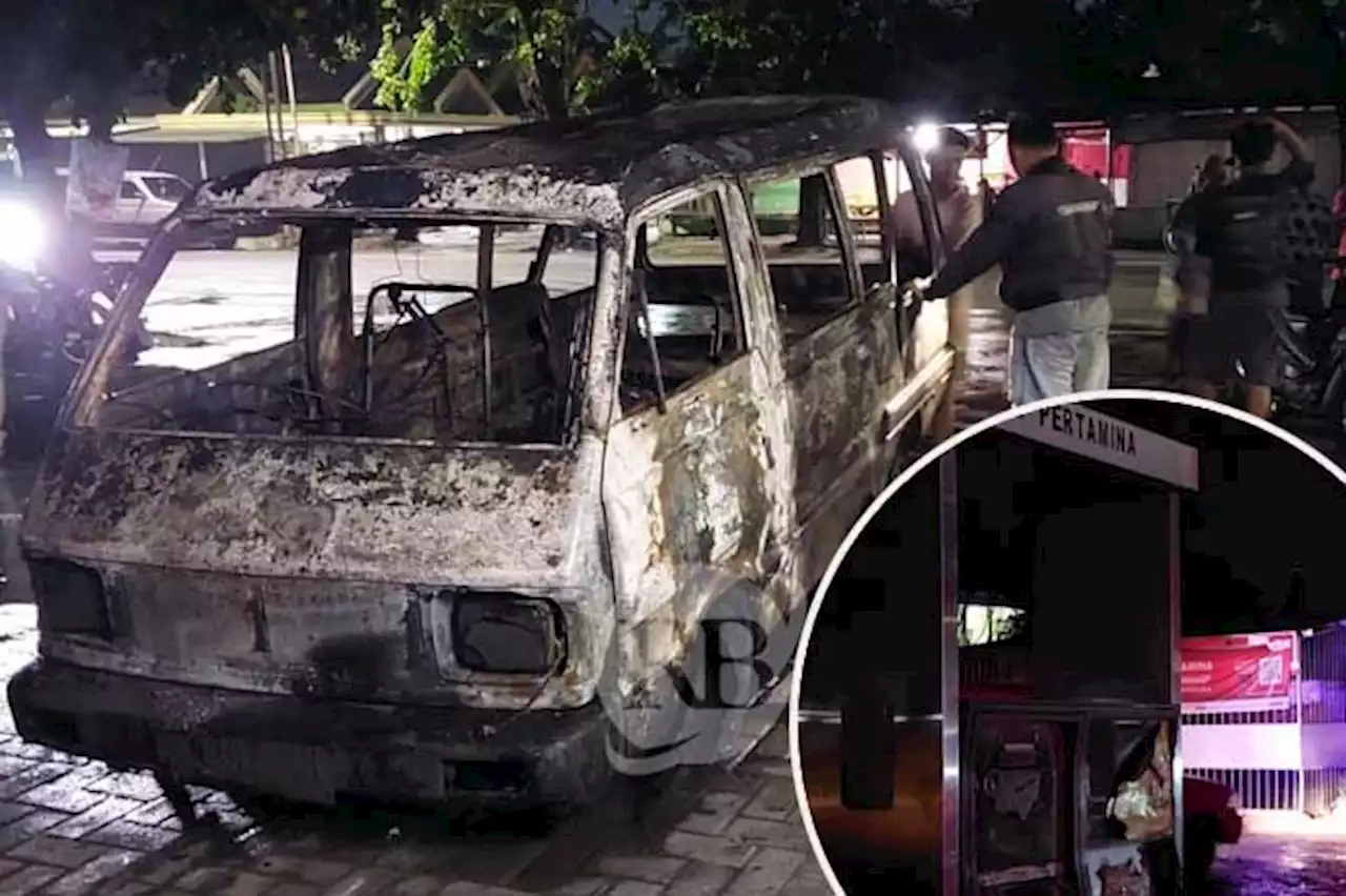 Usai Isi Pertalite, Mobil Carry Terbakar di SPBU Ketapang