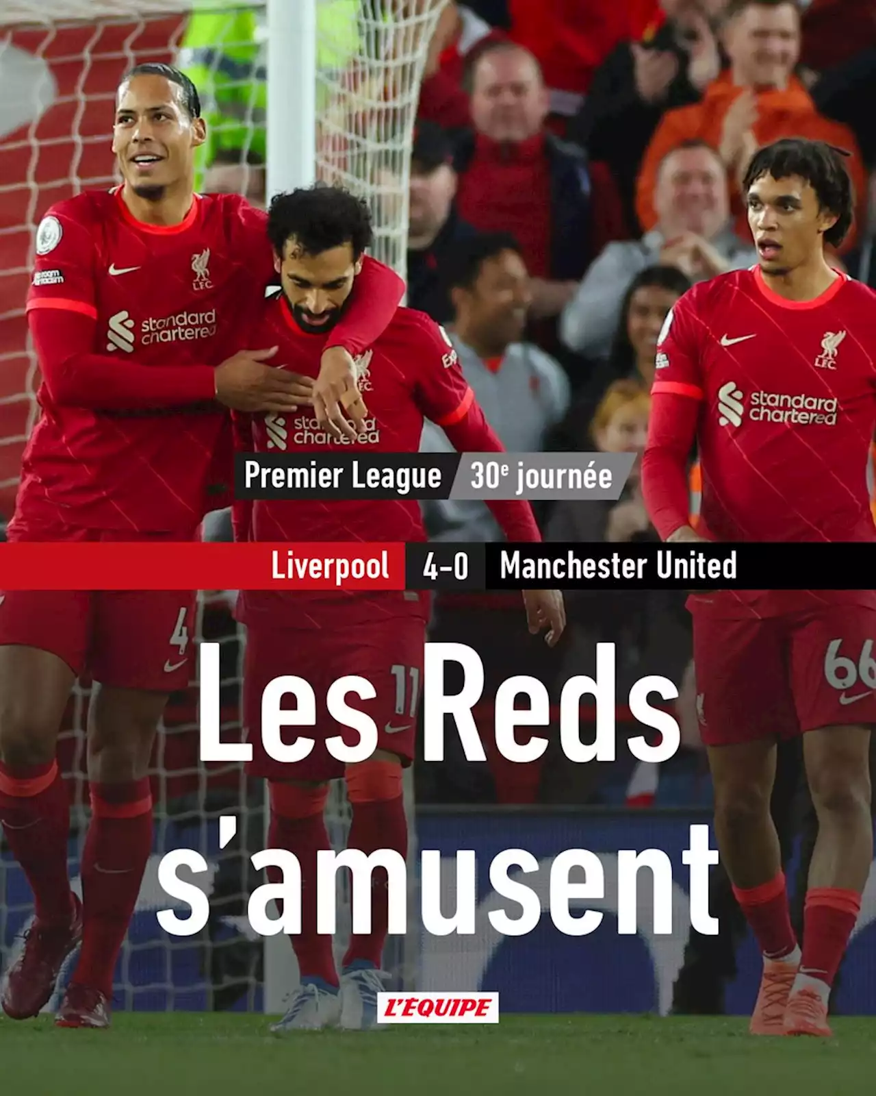 Liverpool 4-0 Manchester United, Premier League, résultat et résumé du match (19/04/2022)